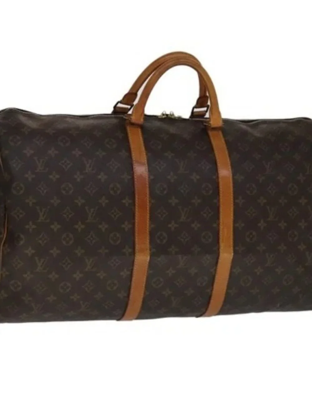 LOUIS VUITTON Monogram Keepall 60 Boston Bag M41422 LV Auth 109934